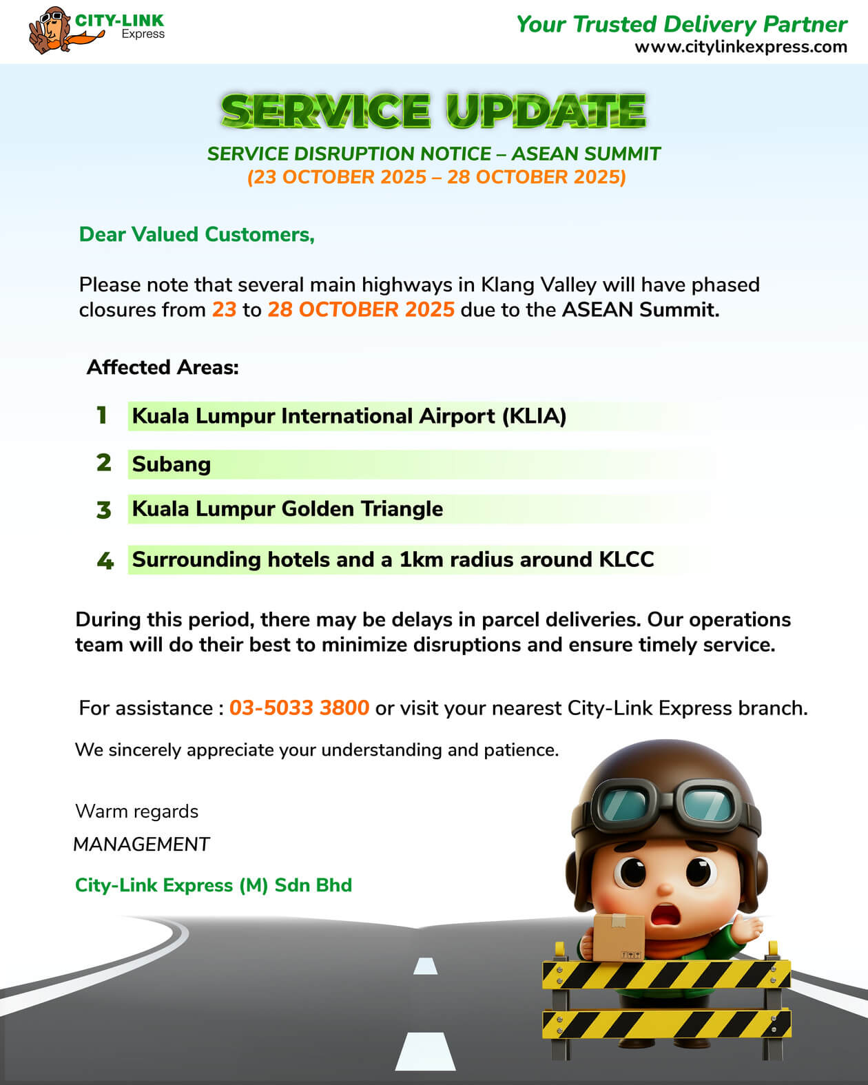 Service Update Asean Summit