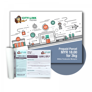 Prepaid for Parcels within Peninsular Malaysia 3kg