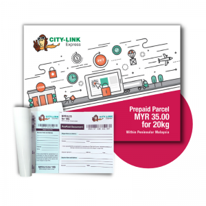 Prepaid for Parcels within Peninsular Malaysia 20kg