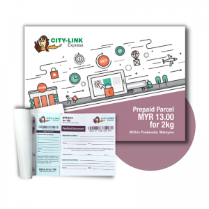 Prepaid for Parcels within Peninsular Malaysia 2kg